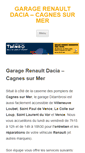 Mobile Screenshot of garage-renault-deambrosi.fr
