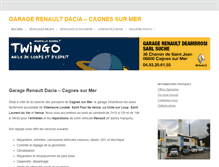 Tablet Screenshot of garage-renault-deambrosi.fr